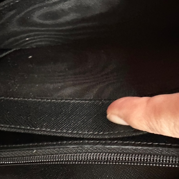 PRADA Saffiano Leather Long Wallet in Black - Picture 7 of 16